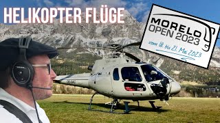 Attraktion am MORELO OPEN  Helikopter Rundflüge am Himmelfahrt Treffen Schlüsselfeld  womoclick [upl. by Ailehc]