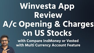 Winvesta App Review  Account Opening and Charges with Multi Currency Account [upl. by Initof]