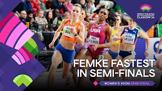 Femke Bol out for revenge dominates 400m hurdles heat at Worlds  NBC Sports [upl. by Mila]