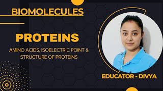 Biomolecules  L4  Amino acids  Proteins  Zwitter ion concept  NEET  Biology  Ncert [upl. by Jalbert]