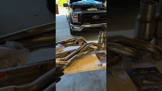 Ford F150 50 Coyote Long Tube Headers before and after mechanic exhaust diy ford f150 [upl. by Treblih409]