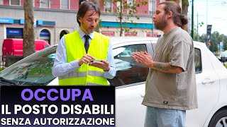 Occupa il Posto Disabili senza Autorizzazione Riceverà una grande Lezione [upl. by Uella]