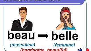 French Lesson 95  MUST KNOW Common Most used Adjectives  Adjectifs qualificatifs communs [upl. by Lancelot239]