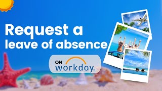 How to request for leave of absence or time off as employee in Workday [upl. by Mallina]