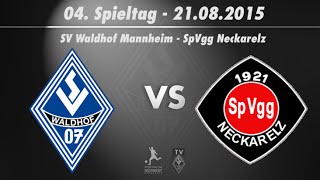 SV Waldhof Mannheim 07 vs SpVgg Neckarelz 4 Spieltag 1516 [upl. by Orgalim923]