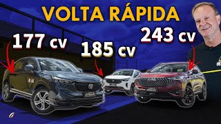 HAVAL H6 ANDA MAIS QUE FASTBACK ABARTH E HRV TURBO NA VOLTA RÁPIDA Rubinho acelera todos na pista [upl. by Schifra]