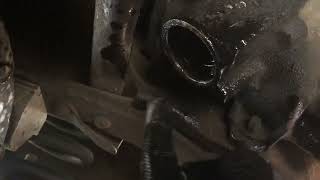 Fixing Leaky power steering box tip 1994 Ford F150 Remove pitman arm shaft [upl. by Ikkir]