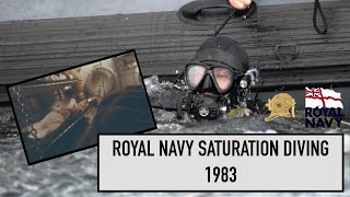 Royal Navy Saturation diving informational video from 1983 [upl. by Eliason]