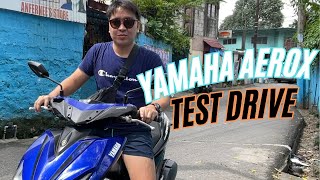 YAMAHA AEROX TEST DRIVE [upl. by Esirtal]