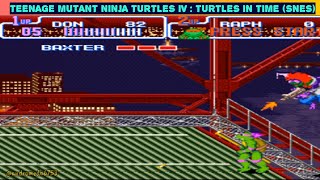 Teenage Mutant Ninja Turtles IV  Turtles In Time Gameplay  SNES [upl. by Anitnelav951]