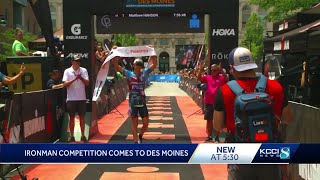 Iowa native wins Ironman in Des Moines [upl. by Amapuna]