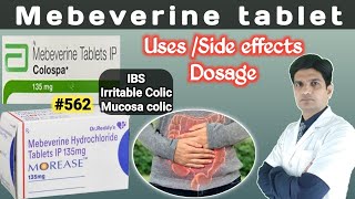 Mebeverine hydrochloride in hindi  Morease 135 mg uses in hindi  Colospa x 135 mg in hindi [upl. by Xela636]