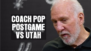 Coach Pops Postgame vs Utah Jazz  3272024 [upl. by Hajidak]