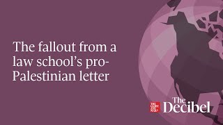 The fallout from a law school’s proPalestinian letter [upl. by Betthezul697]