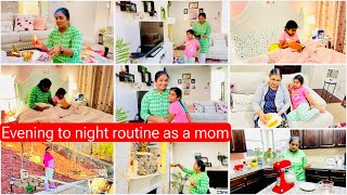 Evening 500 to night 900 routine on a weekday with my mom and daughter  Parotta and Salna recipe [upl. by Severn]