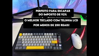 O Melhor Teclado de 300 reais com telinha Ajazz AK820 Pro [upl. by Milburr]