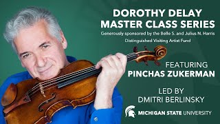 Pinchas Zukerman in an inspiring MasterClass [upl. by Akemor57]