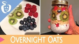 Receita Overnight Oats tradução Aveia madrugadora [upl. by Cacie]