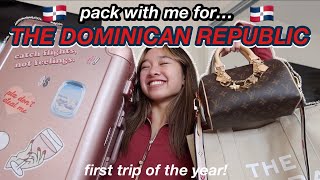 PACK WITH ME FOR THE DOMINICAN REPUBLIC  punta cana baby [upl. by Romain]