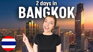 EXPLORE the BEST of Bangkok in 2 Days Thailand Travel Vlog [upl. by Nylirek]