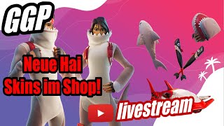 Neue Hai Skins im Shop  Pures Gold LTM  Summer Splash 2020  Fortnite Live [upl. by Adnohsek950]