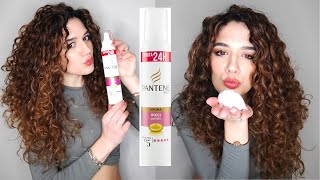 Capelli RICCI Spuma PANTENE N5  PROVIAMOLA INSIEME 😍 [upl. by Anavoj]