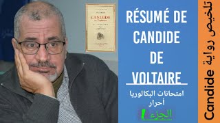 Resumé de Candide de Voltaire 1ère partie Bac libre 2022 تلخيص رواية Candide بكالوريا أحرار [upl. by Holman]