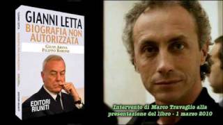 Travaglio ci racconta Gianni Letta linnominabile 1marzo2010 [upl. by Adnarram]