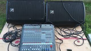 Dynacord PowerMate 10002 and EV ZX5 outdoor listening session [upl. by Zebada862]