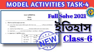 Class6 HistoryইতিহাসModel Activity Task part4NEWFullSolveWBBSE Educational Activities Bengali [upl. by Richela]