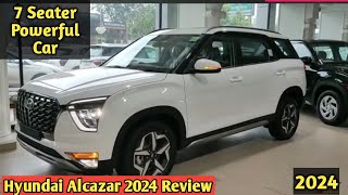 Hyundai Alcazar most comfortable 7 Seater Hyundai Alcazar details review 2024 [upl. by Gnouc]