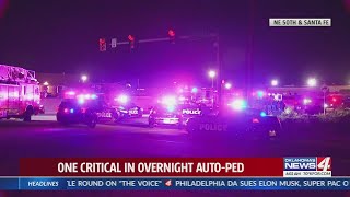 One critically injured in autopedestrian collision in NE OKC [upl. by Zohara28]