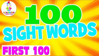 100 SIGHT WORDS for KIDS  Learn Sight Words Fry Words List [upl. by Dorsey]