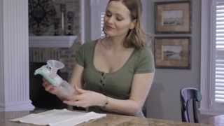 One Hand Manual Breast Pump  Purely Yours  Ameda  Spanish [upl. by Neroled]