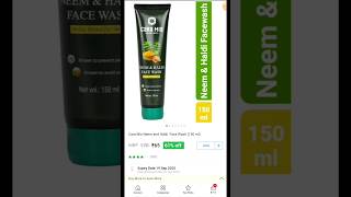 💖Neem amp Haldi Face Wash😘👍acne skincare shortviral [upl. by Lemra]