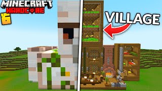 Transforming the VILLAGE in Minecraft Hardcore [upl. by Einiffit]