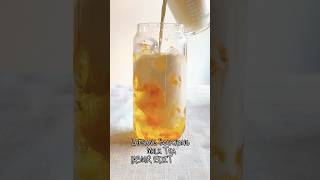 HOMEMADE lapsang souchong milk tea （ASMR EDITION easyrecipe milktea drinkrecipes asmr [upl. by Nonnahs743]