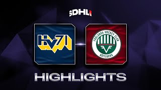 HV71 vs Frölunda HC  Game Highlights [upl. by Ecneitap629]