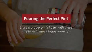 Pouring The Perfect Pint Simple Techniques amp Glassware Tips [upl. by Atterys98]