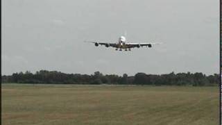 Airbus A380 Landing at Oshkosh [upl. by Moreville]