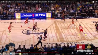 FlightReacts To HAWKS at WARRIORS  FULL GAME HIGHLIGHTS  November 20 2024 [upl. by Huey]