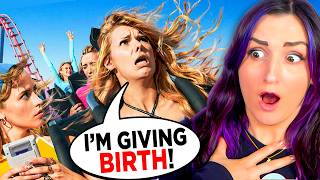 Pregnant Woman Reacts to Terrifying Birth Stories [upl. by Ledua804]