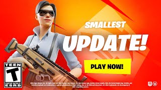 SMALLEST UPDATE in FORTNITE HISTORY Chapter 5 LIVE [upl. by Bar]