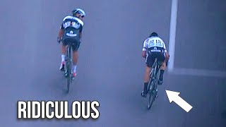 Mark Cavendish amp Quickstep HUMBLE Worlds Best Sprinters  Comical Leadout TirrenoAdriatico 2014 [upl. by Anayad969]