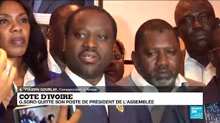 DÉMISSION de GUILLAUME SORO de la présidence de lAssemblée nationale ivoirienne [upl. by Allie464]