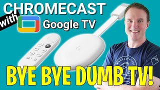 Easily make your dumb TV smart with the Google Chromecast With Google TV  4K VERSION [upl. by Boy22]