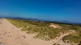 Dji avata 2 Harlech Beach Gwynedd Wales [upl. by Hauck]