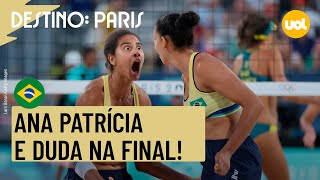 OLIMPÃADAS 2024 ANA PATRÃCIA E DUDA VENCEM E VÃƒO Ã€ FINAL DO VÃ”LEI DE PRAIA [upl. by Marcell]