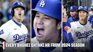 EVERY SHOHEI OHTANI HOMER FROM THE 2024 MLB REGULAR SEASON 🔥  ESPN MLB [upl. by Schlenger868]