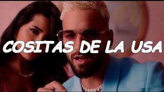 Maluma  Cositas de la USA Official Video Lyric [upl. by Ammon]